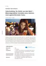 Materialgestütztes Schreiben eines informierend-argumentierenden Textes - Cybermobbing: Die Gefahr aus dem Netz? - Deutsch