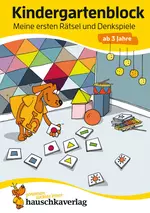 Kindergartenblock - Meine ersten Rätsel und Denkspiele ab 3 Jahre - Fördert das logische Denken und die Feinmotorik - Fachübergreifend