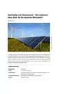 Nachhaltig und klimaneutral - Was bedeuten diese Ziele für die deutsche Wirtschaft? - Sowi/Politik