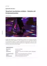 Tanzen: Diskofox mit Partytanzelementen - mit einem Film - Tänzerisch Geschichten erzählen - Sport