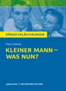 Hans Fallada: Kleiner Mann - was nun? - Textanalyse und Interpretation - Deutsch