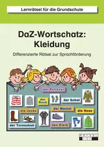 DaF- / DaZ-Wortschatz: Kleidung - Differenzierte Rätsel zur Sprachförderung - DaF/DaZ