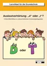 Auslautverhärtung: d oder t? - 6 Wort-Bild-Rätsel in unterschiedlichen Schwierigkeitsgraden - Deutsch