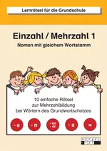 Einzahl - Mehrzahl 1 - Nomen mit gleichem Wortstamm - Deutsch
