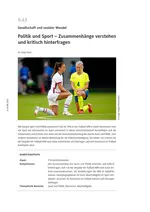 Politik und Sport - Oberstufe - Zusammenhänge verstehen und kritisch hinterfragen - Sowi/Politik