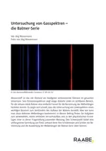 Untersuchung von Gasspektren - Die Balmer-Serie - Physik