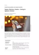 Swipen, Matchen, Chatten - Dating im digitalen Zeitalter - Pädagogik