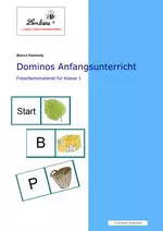 8 Dominos Anfangsunterricht - Freiarbeitsmaterial für die Klasse 1 - Deutsch