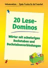 20 Lese-Dominos - Wörter mit schwierigen Buchstaben und Buchstabenverbindungen  - Deutsch