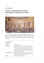 Vormärz und Revolution 1815 bis 1848 - Forderungen nach Einheit und Freiheit - Geschichte