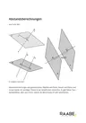 Abstandsberechnungen - analytische Geometrie - Klausur mit Lösungen - Mathematik