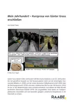 Mein Jahrhundert - Kurzprosa von Günter Grass erschließen - Tafelbilder, Arbeitsblätter und Erwartungshorizonte - Deutsch
