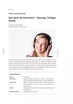 Was hören die Deutschen? - Popsongs, Schlager, Klassik - DaF/DaZ