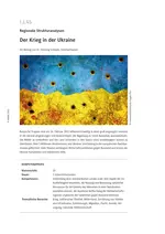 Der Krieg in der Ukraine - Regionale Strukturanalysen - Erdkunde/Geografie