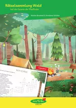 Rätselsammlung Wald - interaktiv - Auf den Spuren der Pfadfinder - Sachunterricht