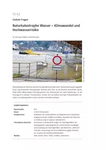 Naturkatastrophe Wasser - Hochwasserrisiko & Klimawandel - Erdkunde Mittlere Schulformen - Erdkunde/Geografie