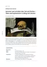 Sprechen und Schreiben über Tod und Sterben - Tabus und Euphemismen in Alltag und Literatur - Deutsch