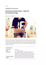 Verbraucherschutz online - AGB und Fernabsatzverträge - Jugendliche als Verbraucher - Sowi/Politik