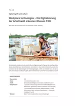 Workplace technologies - Exploring life and culture - Die Digitalisierung der Arbeitswelt erkennen (Klassen 9/10) - Englisch