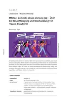MeToo, domestic abuse and pay gap - Über die Benachteiligung und Misshandlung von Frauen diskutieren - Englisch