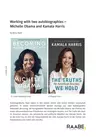 Michelle Obama and Kamala Harris - Working with two autobiographies - Englisch