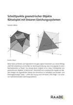 Schnittpunkte geometrischer Objekte - Rätselspiel mit linearen Gleichungssystemen - Mathematik