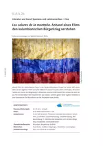Spanisch: "Los colores de la montaña" - Anhand eines Films den kolumbianischen Bürgerkrieg verstehen - Spanisch