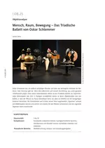 Das Triadische Ballett von Oskar Schlemmer - Objektanalyse - Mensch, Raum, Bewegung - Kunst/Werken