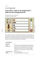 Copy und Play Leben in der Jungsteinzeit - Spiele für den Anfangsunterricht - Geschichte