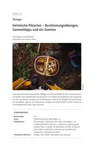 Ökologie: Heimische Pilzarten - Bestimmungsübungen, Sammeltipps und ein Domino - Biologie