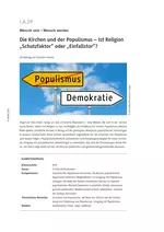 Die Kirchen und der Populismus - Ist Religion "Schutzfaktor" oder "Einfallstor"? - Religion