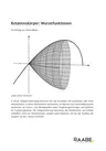 Rotationskörper: Wurzelfunktionen - Unterrichtseinheit Mathematik - Mathematik