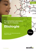 Freiarbeitsmaterialien Biologie, 9. Klasse - Alle Themen - drei Differenzierungsstufen - flexibel einsetzbar - Biologie