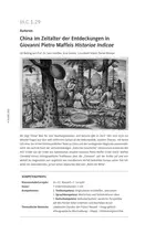 China im Zeitalter der Entdeckungen in Giovanni Pietro Maffeis Historiae Indicae - Lateinische Literatur der Frühen Neuzeit - Latein