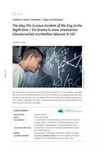 The play "The Curious Incident of the Dog in the Night-time" - Ein Drama in einer erweiterten Literaturarbeit erschließen - Englisch