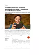 Selbstlerneinheit: Smartphone & Apps kompetent und verantwortungsbewusst nutzen - Informatik, Mensch & Gesellschaft – Selbstlerneinheit - Informatik