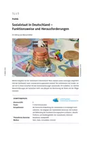 Sozialstaat in Deutschland - Funktionsweise und Herausforderungen - Sowi/Politik