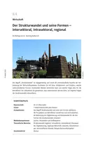 Der Strukturwandel und seine Formen - Intersektoral, intrasektoral, regional - Sowi/Politik