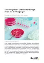 Klausuraufgabe zur synthetischen Biologie: Fleisch aus dem Reagenzglas - Klassenarbeit / Test Biologie - Biologie
