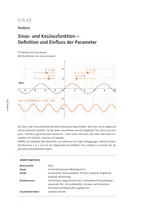 Analysis: Sinus- und Kosinusfunktion - Definition und Einfluss der Parameter - Mathematik