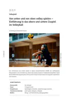 Einführung in das obere und untere Zuspiel im Volleyball - Von unten und von oben volley spielen - Sport