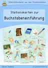 Stationenlernen: Buchstabeneinführung (Buchstabenweg, Stationen) - Bildkarten für die Buchstabeneinführung (Stationskarten, Buchstabenweg) - Deutsch