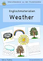 Weather and seasons (Wetter, Jahreszeiten) - Unterrichtseinheit Englisch - Englisch