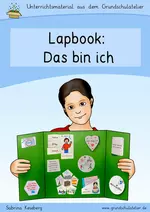 Lapbook: Das bin ich - Lapbook Deutsch - Deutsch