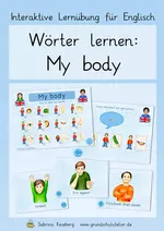 Interaktive Übung: my body (Wörter lernen) - Unterrichtseinheit Englisch - Englisch