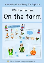 Interaktive Übung: on the farm (Wörter lernen) - Unterrichtseinheit Englisch - Englisch