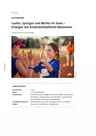 Erlangen des Kinderleichtathletik-Abzeichens - Laufen, Springen und Werfen im Team - Sport