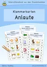 Anlaute (Klammerkarten) - 50 Klammerkarten zu Anlauten - Deutsch