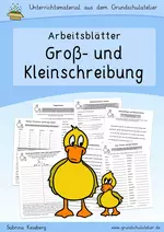 Arbeitsblätter Groß- und Kleinschreibung - Intensivtraining der Groß- und Kleinschreibung - Deutsch