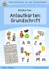 Anlautkarten (Bildkarten, Anlauttabelle): Grundschrift - Bildkarten Deutsch - Deutsch